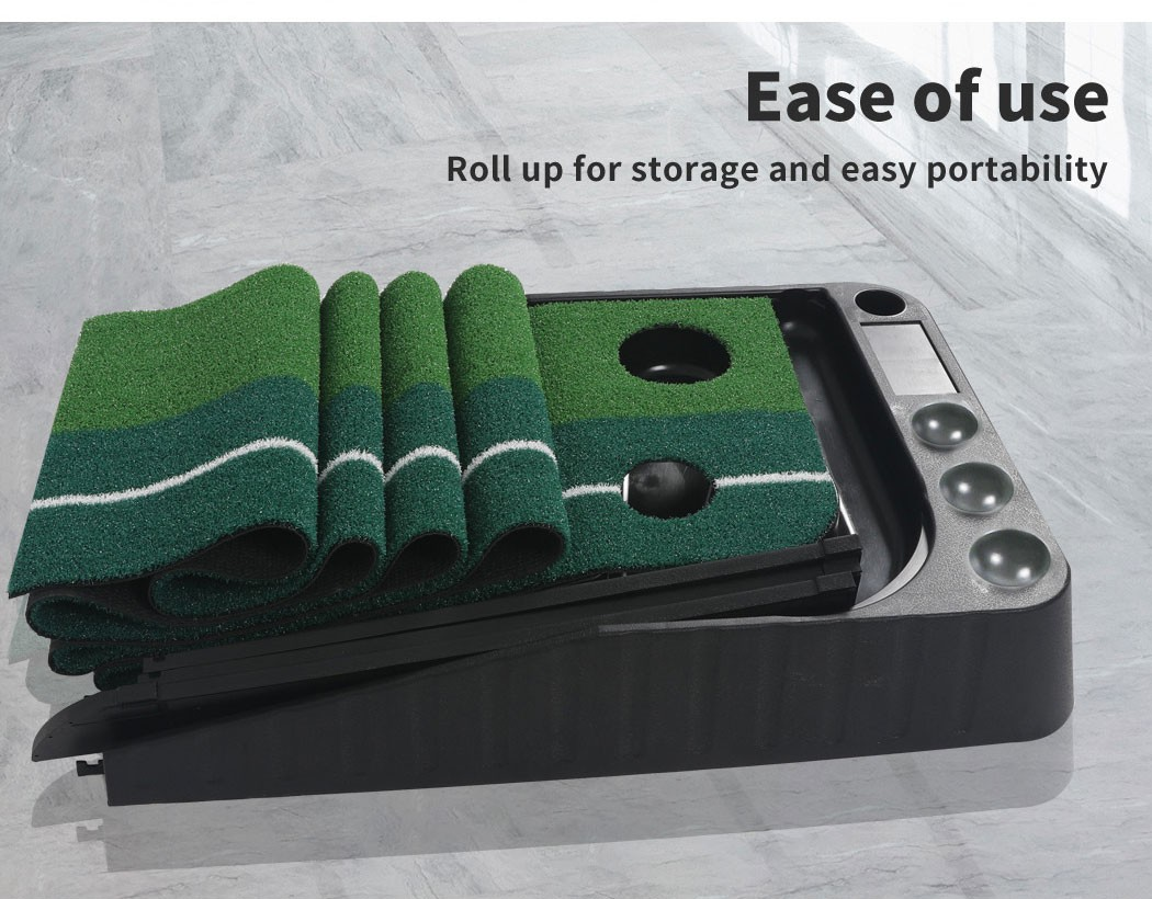 Auto-Return Golf Putting Mat